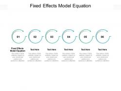Fixed effects model equation ppt powerpoint presentation model images cpb