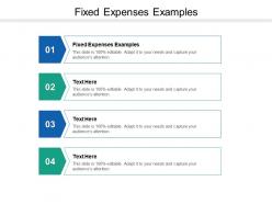 Fixed expenses examples ppt powerpoint presentation icon example file cpb