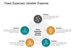 Fixed expenses variable expense ppt powerpoint presentation summary slide download cpb