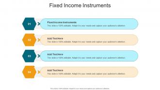 Fixed Income Instruments In Powerpoint And Google Slides Cpb