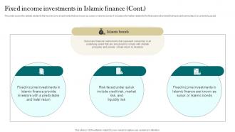Fixed Income Investments In Islamic Finance Interest Free Finance Fin SS V Engaging Multipurpose