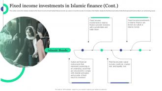 Fixed Income Investments In Islamic Finance Islamic Banking And Finance Fin SS V Images Appealing