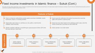 Fixed Income Investments In Islamic Finance Sukuk Non Interest Finance Fin SS V Images Designed