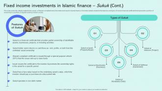 Fixed Income Investments In Islamic Finance Sukuk Shariah Compliant Finance Fin SS V Attractive Visual