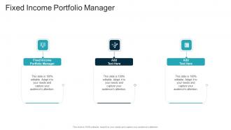 Fixed Income Portfolio Manager In Powerpoint And Google Slides Cpb
