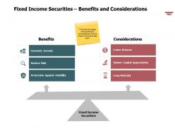 Fixed income securities benefits and considerations powerpoint presentation grid