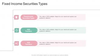 Fixed Income Securities Types In Powerpoint And Google Slides Cpb