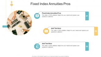Fixed Index Annuities Pros In Powerpoint And Google Slides Cpb