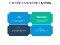 Fixed mindset growth mindset examples ppt powerpoint presentation slides design templates cpb