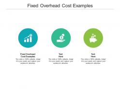Fixed overhead cost examples ppt powerpoint presentation model ideas cpb