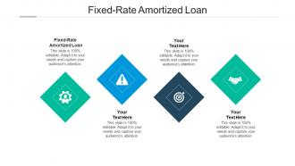 Fixed rate amortized loan ppt powerpoint presentation outline graphics cpb