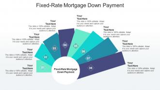 Fixed rate mortgage down payment ppt powerpoint presentation show portfolio cpb