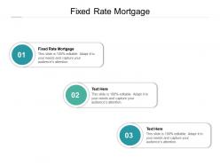 Fixed rate mortgage ppt powerpoint presentation model smartart cpb