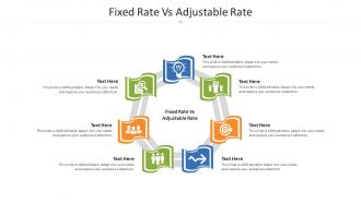 Fixed rate vs adjustable rate ppt powerpoint presentation infographic template brochure cpb