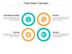 Fixed salary calculator ppt powerpoint presentation inspiration elements cpb