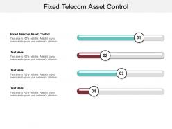 Fixed telecom asset control ppt powerpoint presentation slides outfit cpb