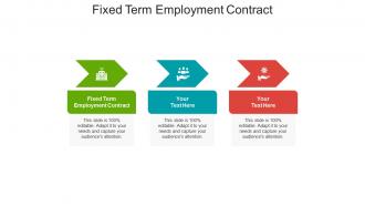 Fixed term employment contract ppt powerpoint presentation slides cpb