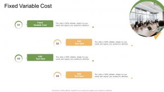 Fixed Variable Cost In Powerpoint And Google Slides Cpb