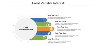 Fixed variable interest ppt powerpoint presentation professional display cpb