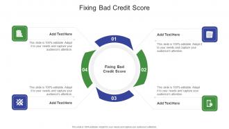 Fixing Bad Credit Score In Powerpoint And Google Slides Cpb