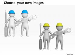 Fixing business issues with screw driver ppt graphics icons powerpoint