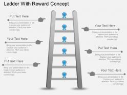 Fk ladder with reward concept powerpoint template