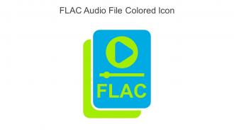 FLAC Audio File Colored Icon In Powerpoint Pptx Png And Editable Eps Format