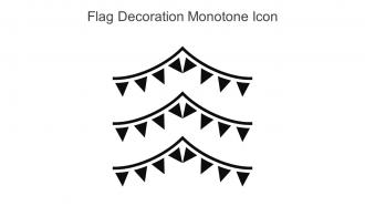 Flag Decoration Monotone Icon In Powerpoint Pptx Png And Editable Eps Format