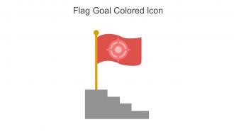 Flag Goal Colored Icon In Powerpoint Pptx Png And Editable Eps Format