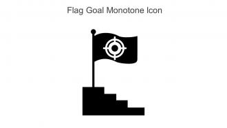 Flag Goal Monotone Icon In Powerpoint Pptx Png And Editable Eps Format