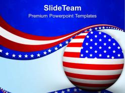 Flag of usa is symbol of victory and patriotism powerpoint templates ppt themes and graphics 0713