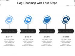 Flag roadmap with four steps