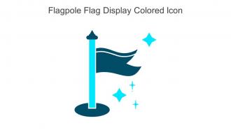 Flagpole Flag Display Colored Icon In Powerpoint Pptx Png And Editable Eps Format