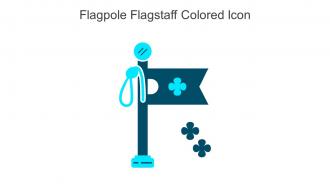 Flagpole Flagstaff Colored Icon In Powerpoint Pptx Png And Editable Eps Format