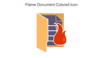 Flame Document Colored Icon In Powerpoint Pptx Png And Editable Eps Format