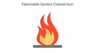 Flammable Symbol Colored Icon In Powerpoint Pptx Png And Editable Eps Format