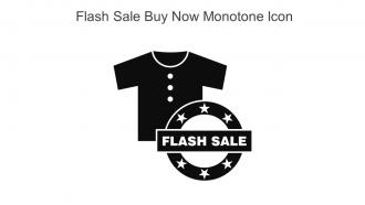 Flash Sale Buy Now Monotone Icon In Powerpoint Pptx Png And Editable Eps Format
