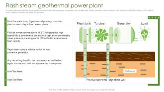Flash Steam Geothermal Power Plant Geothermal Energy IT