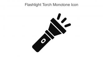 Flashlight Torch Monotone Icon In Powerpoint Pptx Png And Editable Eps Format