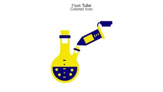 Flask Tube Colored Icon In Powerpoint Pptx Png And Editable Eps Format