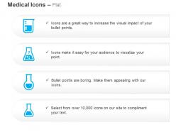 Flask volume flask cylinder ppt icons graphics