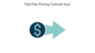 Flat Fee Pricing Colored Icon In Powerpoint Pptx Png And Editable Eps Format