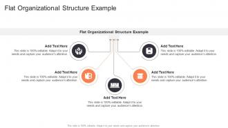 Flat Organizational Structure Example In Powerpoint And Google Slides Cpb