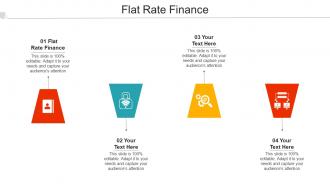 Flat Rate Finance Ppt Powerpoint Presentation Icon Themes Cpb