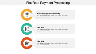 Flat rate payment processing ppt powerpoint presentation shapes cpb