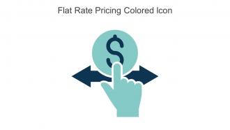 Flat Rate Pricing Colored Icon In Powerpoint Pptx Png And Editable Eps Format