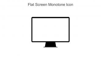 Flat Screen Monotone Icon In Powerpoint Pptx Png And Editable Eps Format