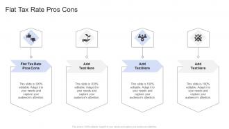 Flat Tax Rate Pros Cons In Powerpoint And Google Slides Cpb
