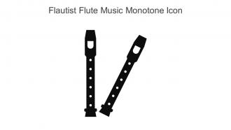 Flautist Flute Music Monotone Icon In Powerpoint Pptx Png And Editable Eps Format