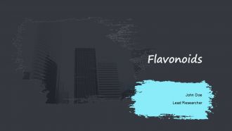 Flavonoids PPT Template ACP Flavonoids PPT Template ACP